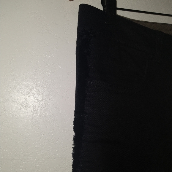 STELLA MCCARTNEY Skinny Black Fringe Trim Zipper Jeans - Picture 7 of 8